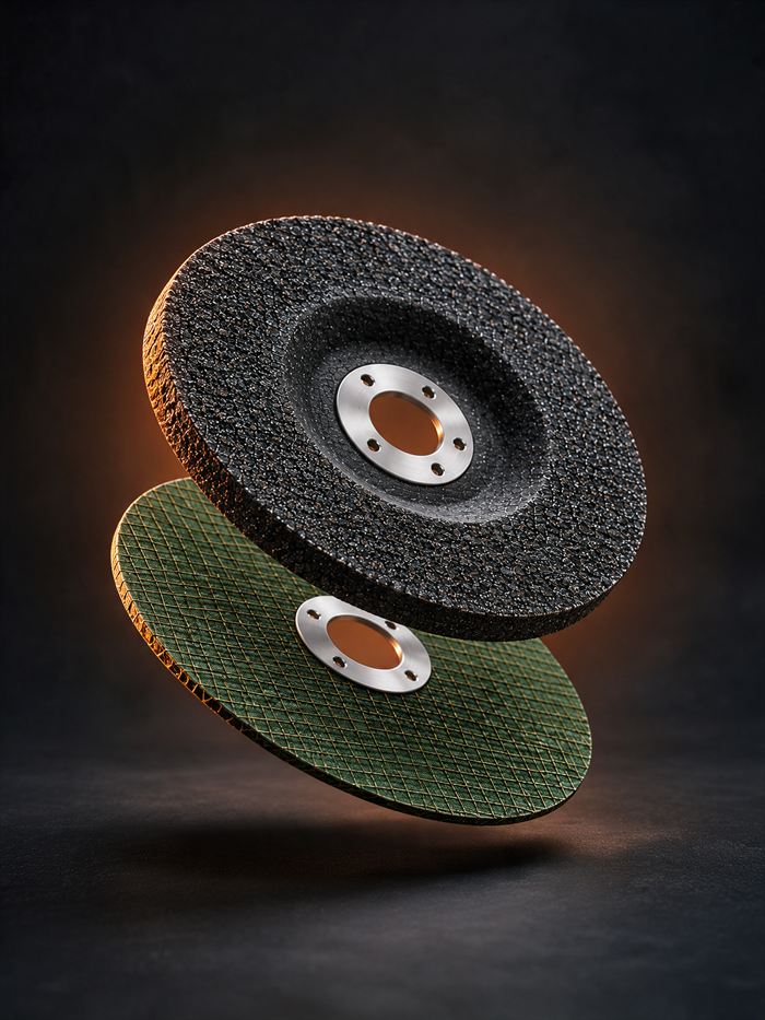 Grinding wheels and flexible discs