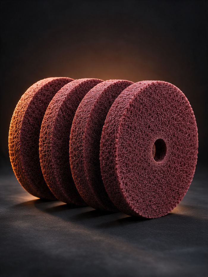 Non-woven and polishing