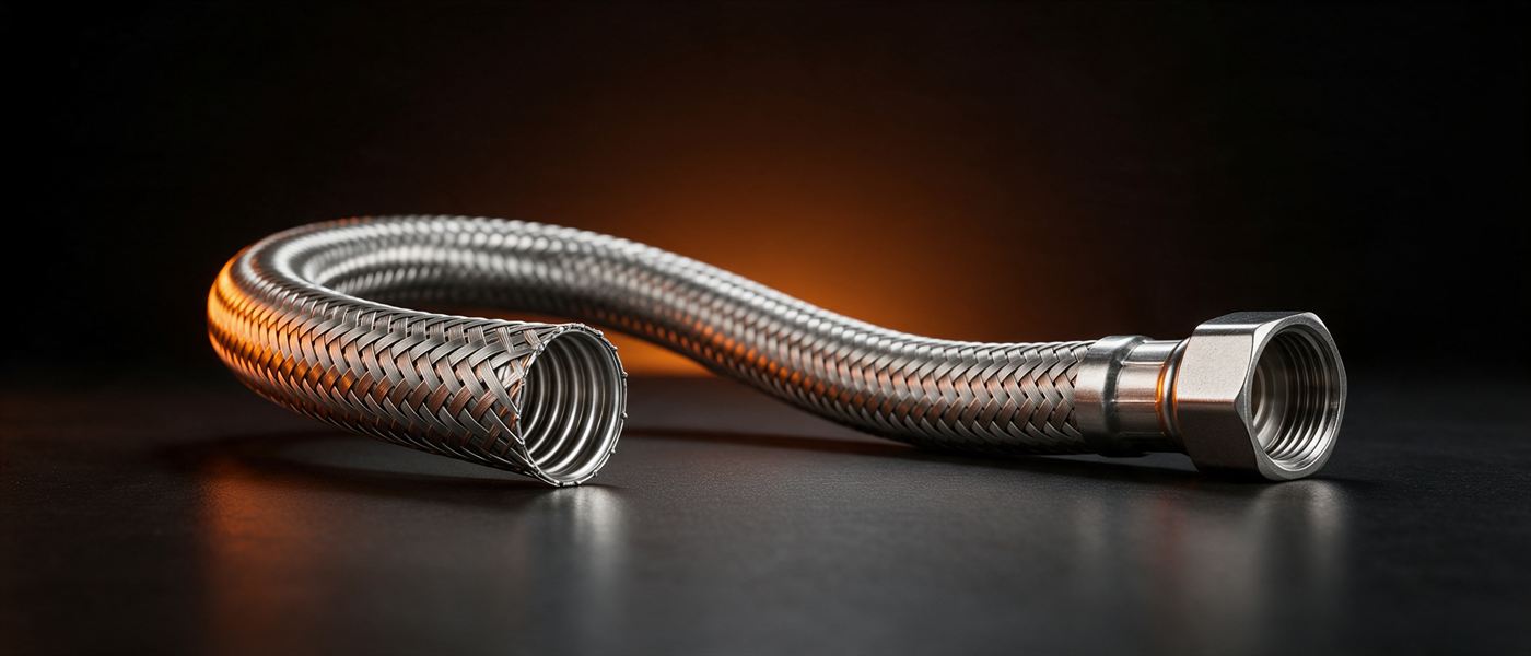Stainless-steel corrugated hoses